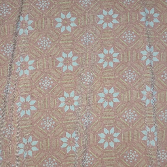 LulaRoe Orange Floral Skirt - Picture 3 of 6